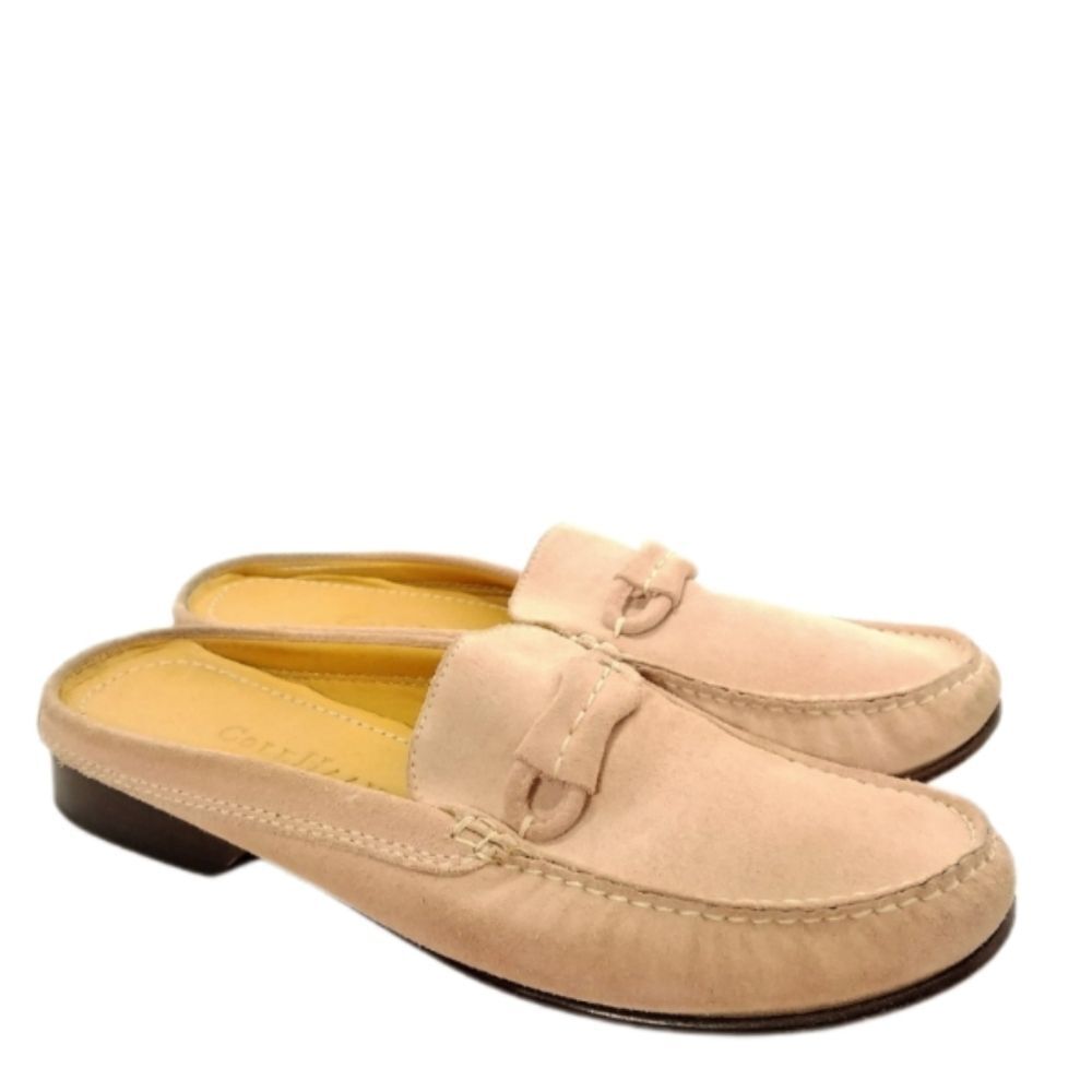 Cole Haan Rose Soft Suede Penny Loafer Mule Slides Sz 6 narrow